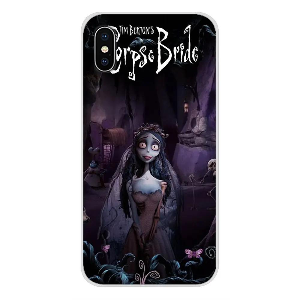 Прозрачные чехлы из ТПУ для huawei G7 G8 P7 P8 P9 P10 P20 P30 Lite Mini Pro P Smart Plus Tim Burton's Corpse невесты