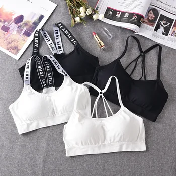 

Teen Bras Bralette Push Up Bra soutien gorge brallete Padded Bras for Women Fitness Tops Brassiere Underwear Bralet lingerie