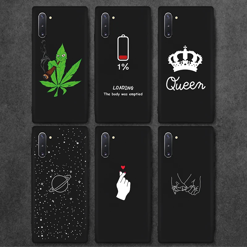 

Silicone Phone Case For Samsung Galaxy Note 10 9 8 Soft TPU Case For Samsung Galaxy S10 9 8 Plus A80 A90 A60 A20E Cover