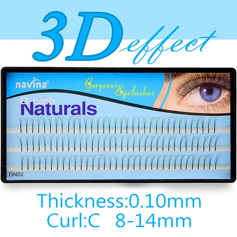 Navina Faux 3D Норковое индивидуальное наращивание ресниц натуральный 3D эффект прививки накладных ресниц макияж ресницы