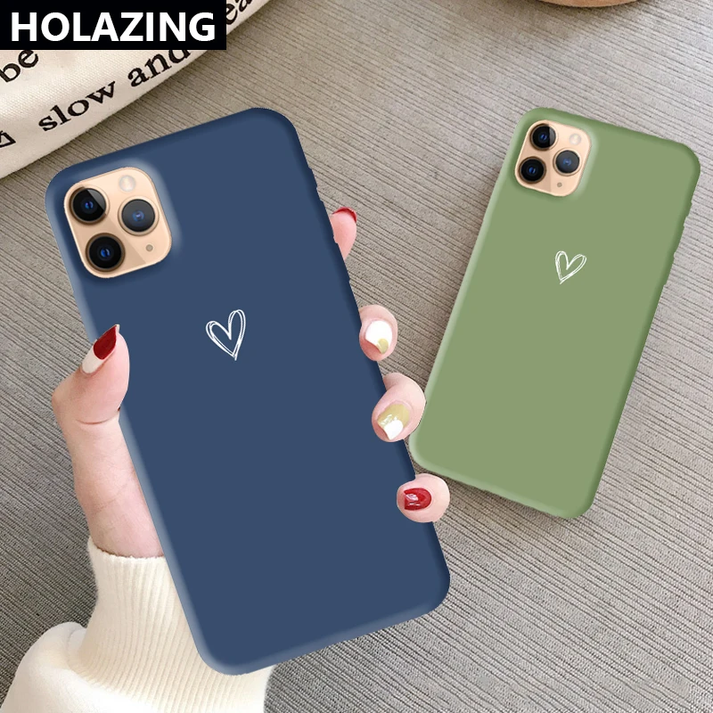 Силиконовый чехол для iPhone 12 Mini 11 Pro Max XS XR X 8 Plus 7 6S | Мобильные телефоны и аксессуары