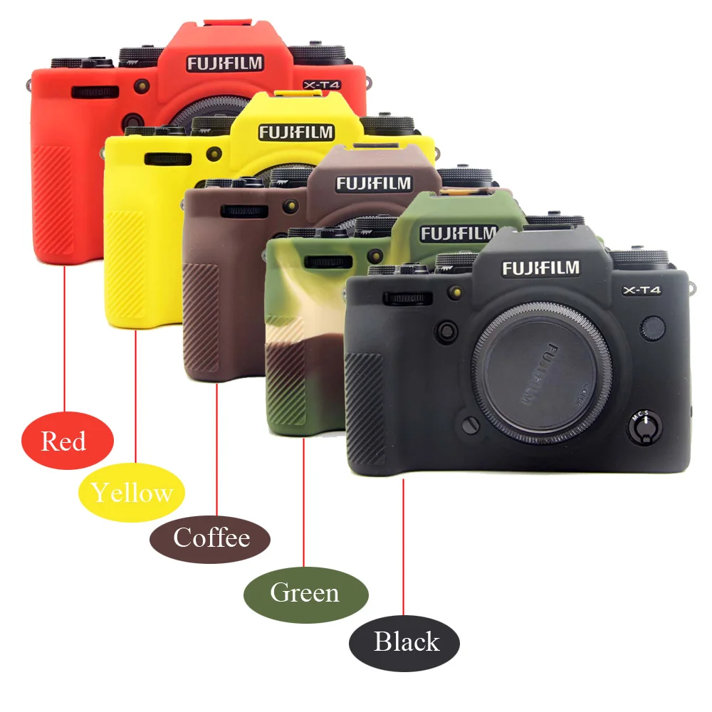 Silicone Case Rubber Camera case For Fujifilm XT3 XT4 FUJI XT3 XT4 XS10