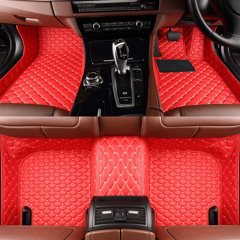 Right Hand Drive Leather Car Floor Mats For Toyota Corolla E120 E150