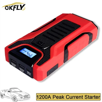

GKFLY 1200A 16000mAh Car Jump Starter Portable 12V Starting Device Power Bank Car Charger For Car Battery Booster Buster CE