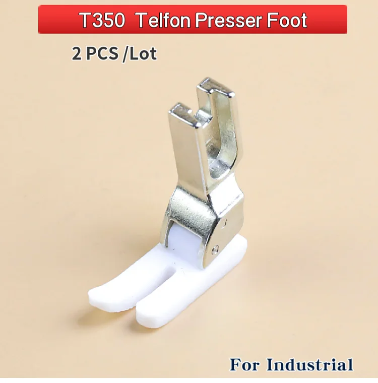 2PCS T350 (24983T) Standard Foot with Plastic Bottom For Industrial Single Needle Lockstitch Sewing Machine Accessories Feet