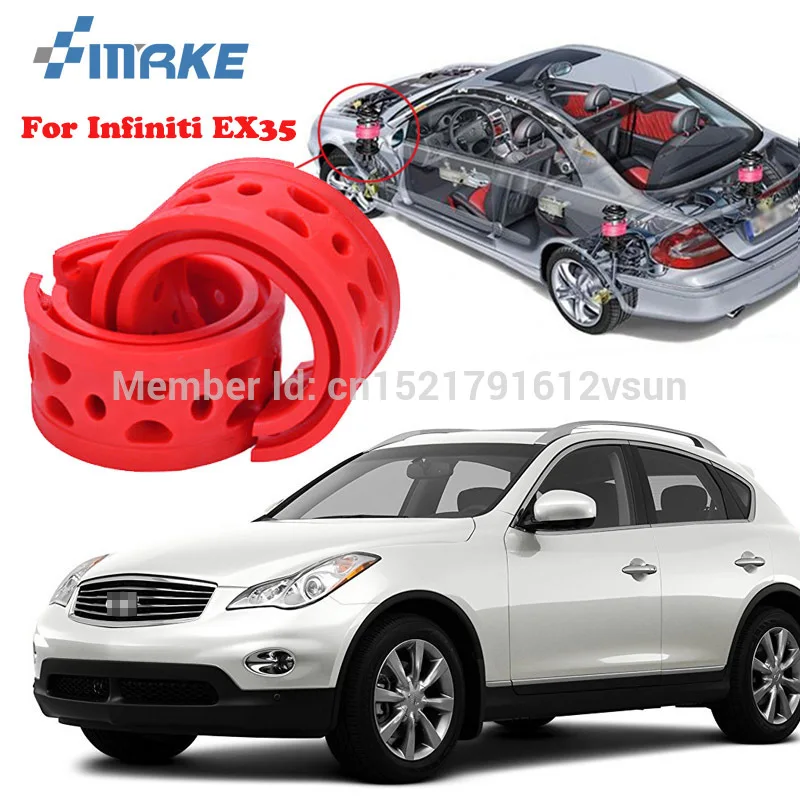 SmRKE для Infiniti EX35 Высокое качество спереди/сзади Авто Амортизатор Весна Бампер мощность подушки буфера