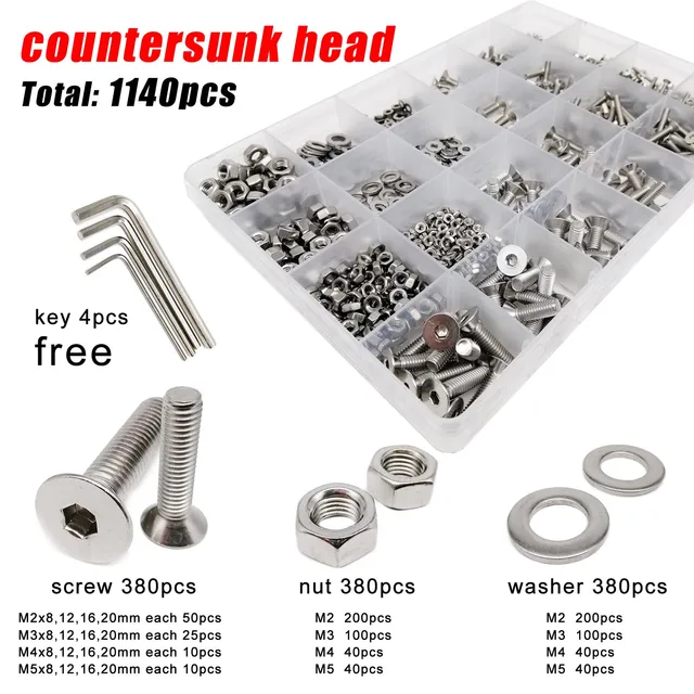countersunk head