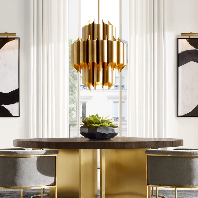 Fluted Chandelier