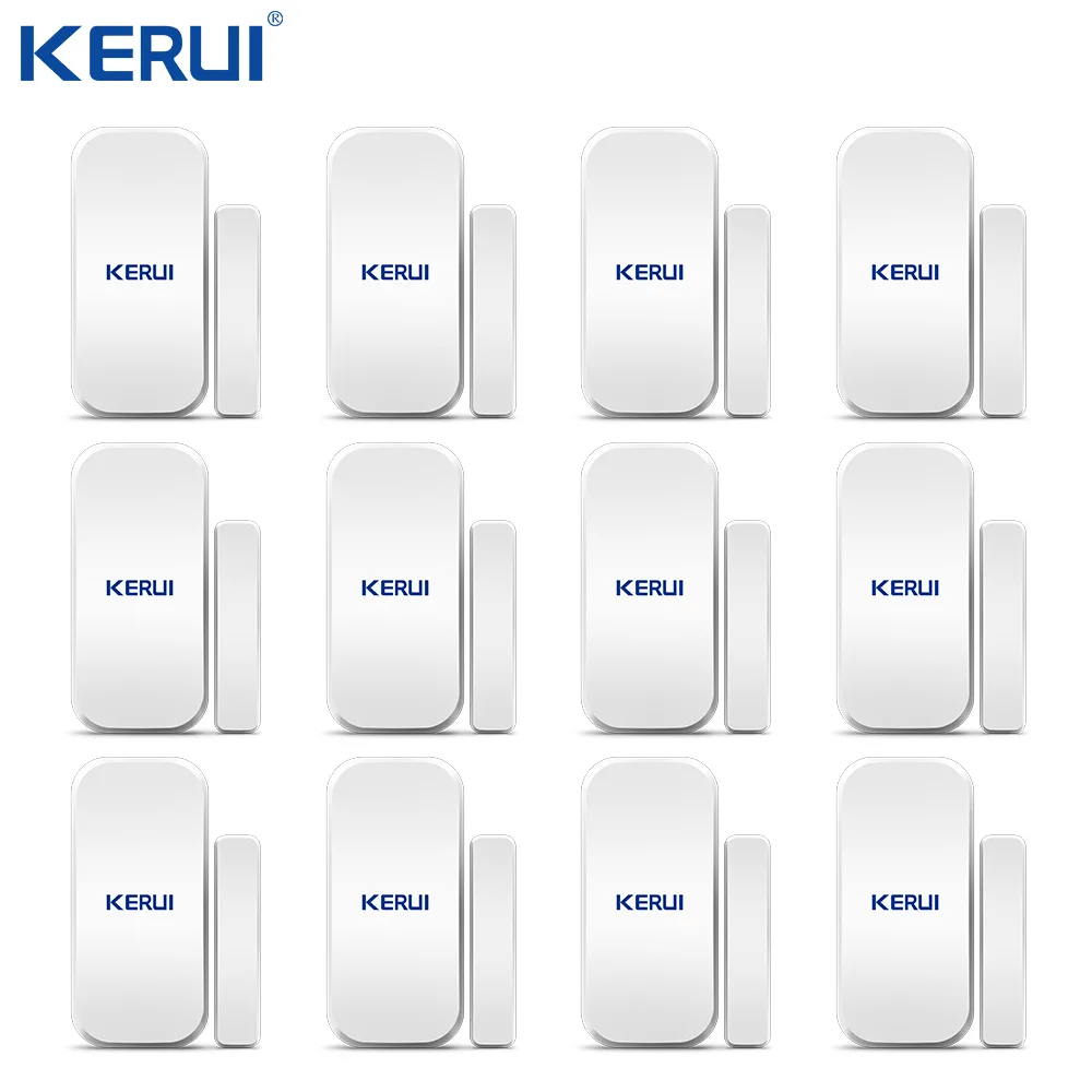 Оптовая продажа 12 шт. беспроводной детектор открытия двери и окна Kerui D025 датчик