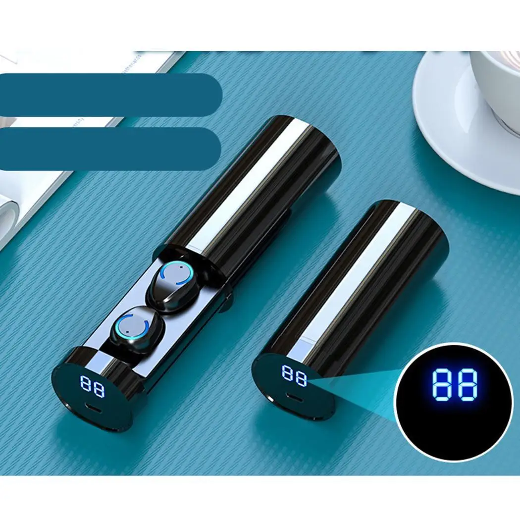 type 11 Bluetooth беспроводная гарнитура водонепроницаемые спортивные мини наушники 50 мАч с IPX5 зарядкой 2600 мАч V5.0 чехол да - Цвет: type 11