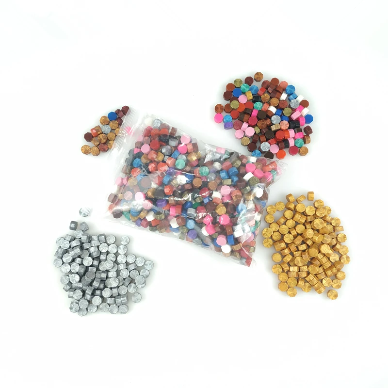 Octagon wax beads 1-3