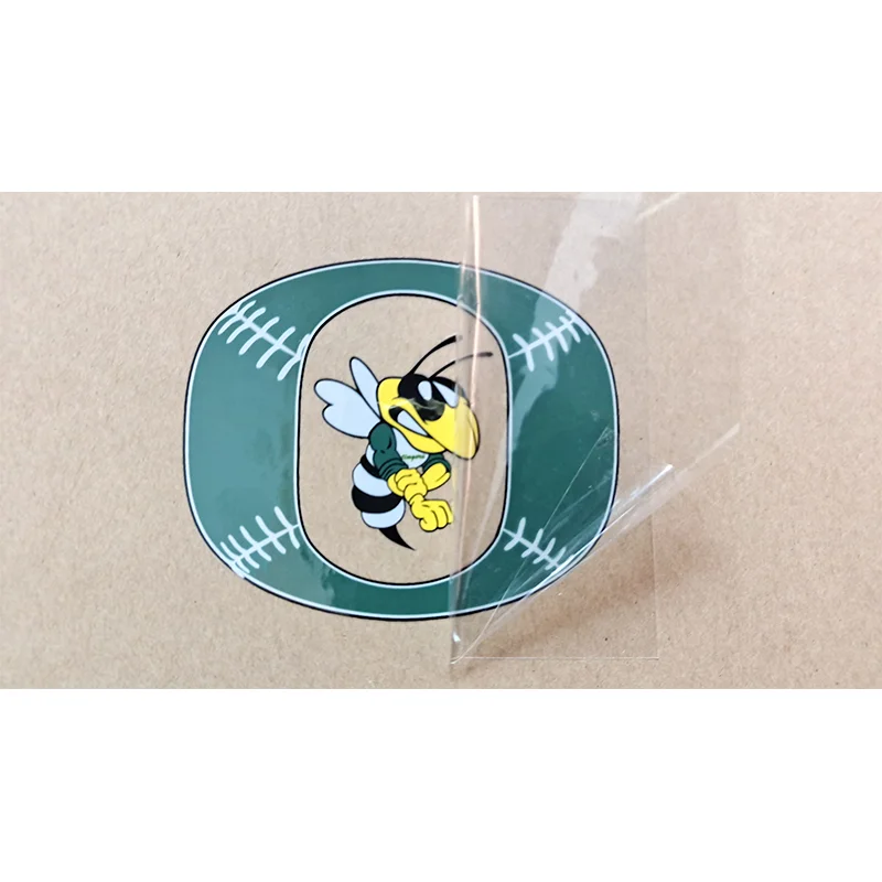 화이트 컬러 UV 전송 스티커 라벨 장난감/병 라벨 인쇄 사용자 정의