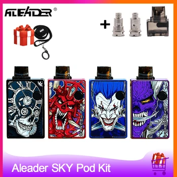 

Aleader SKY Pod Vape Kit 1000mAh Battery With 2.5ml Pod Cartridge Vape Pen Electronci cigarette vs DRAG Nano / Tesla Punk Pod