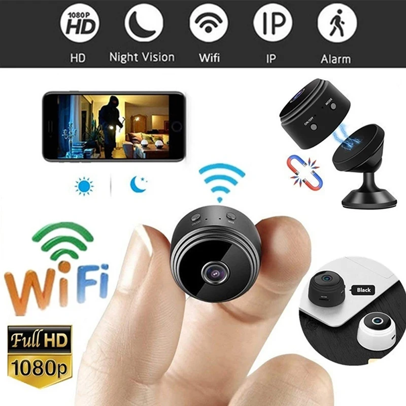 Горячая A9 Мини WiFi 1080P камера дистанционного наблюдения ночное видение домашний мониторинг беспроводная IP камера