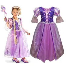 [] Malayu Baby/ детские игровые платья для ролевых игр; фиолетовое платье; костюм Рапунцель; Рождественский костюм; fantasia vestidos