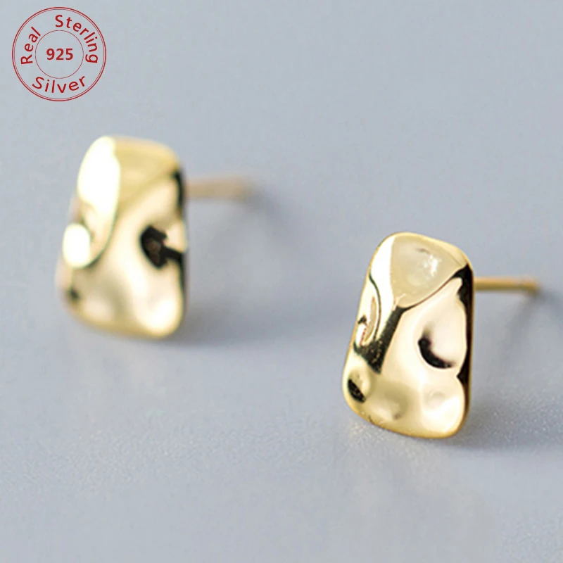 Gold or Silver Symbol Stud Earrings