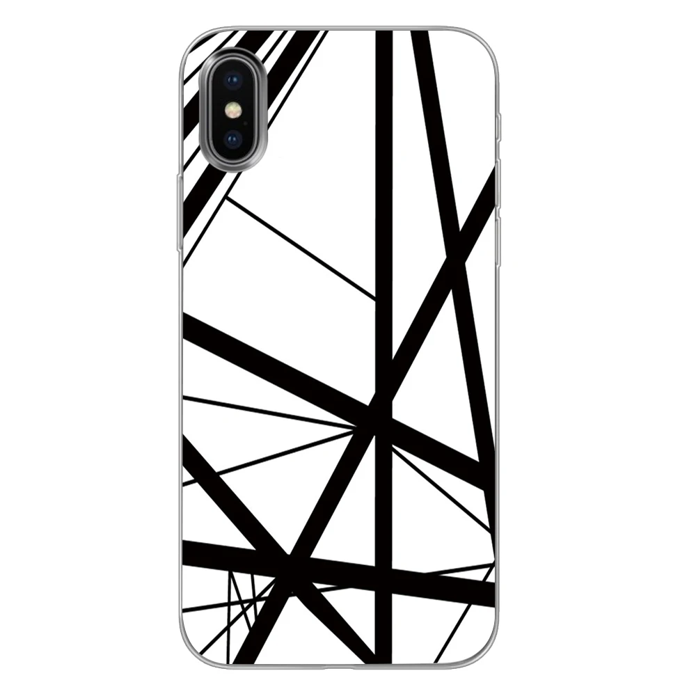 8 Силиконовые чехлы для телефонов Van Halen в полоску для iPhone 5 5S SE 6 6s 7 8 Plus X XS Max XR задняя крышка - Цвет: 8