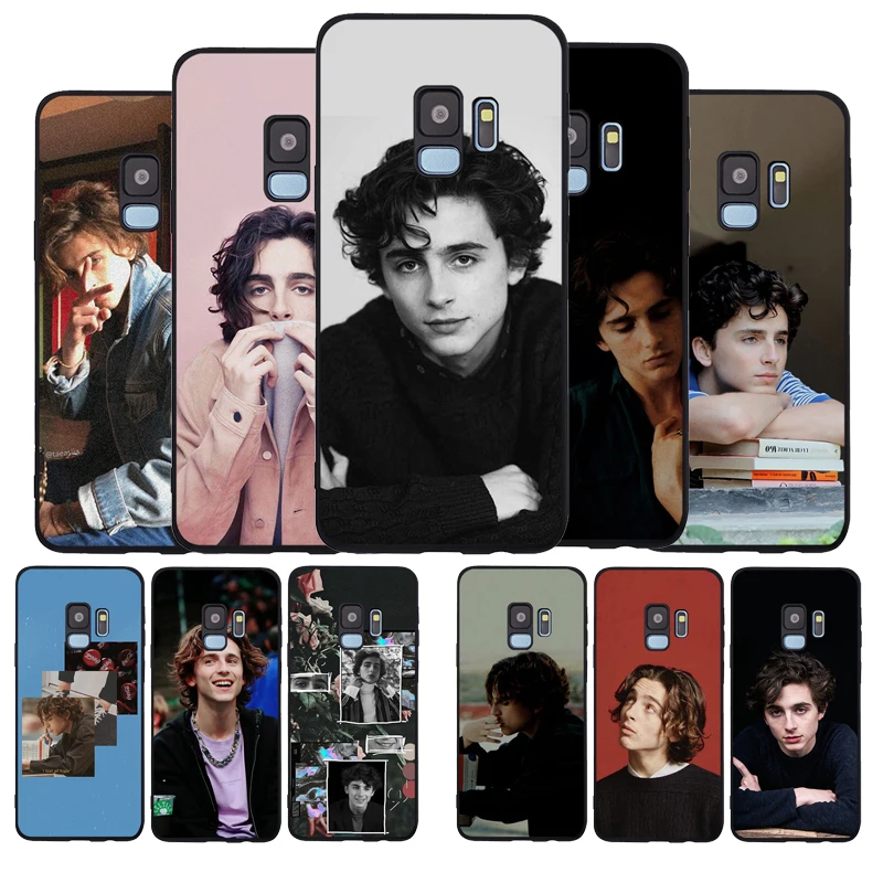 Мягкий чехол для мобильного телефона Timothee Chalamet Samsung S10 S9 S8 S7 S6 EDGE Plus Lite Note 8 9 10