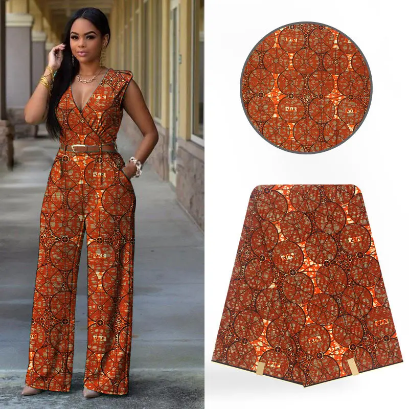 6 ярдов Африканский голландский подлинный ткань из восковой ткани материал для шитья самодельный костюм высокое качество нигерийский Анкара восковая ткань