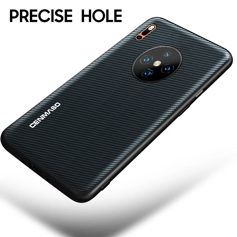 Для huawei mate 30 Pro Чехол из углеродного волокна Текстура Кожа полная Защита задняя крышка для huawei mate 30 Lite чехол противоударный чехол