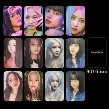 

Kpop Blackpink How You Like That Photocard Jennie Lisa Rose Slef Made Autograph Cards