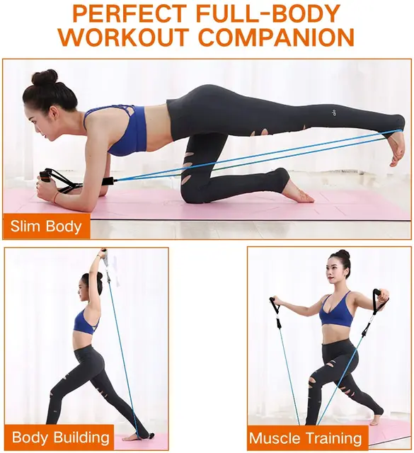Resistance Bands Set Workout Exercise Fitness Gym Set Bands for Musle Training Physical Therapy Shape Body Workout From Home 4