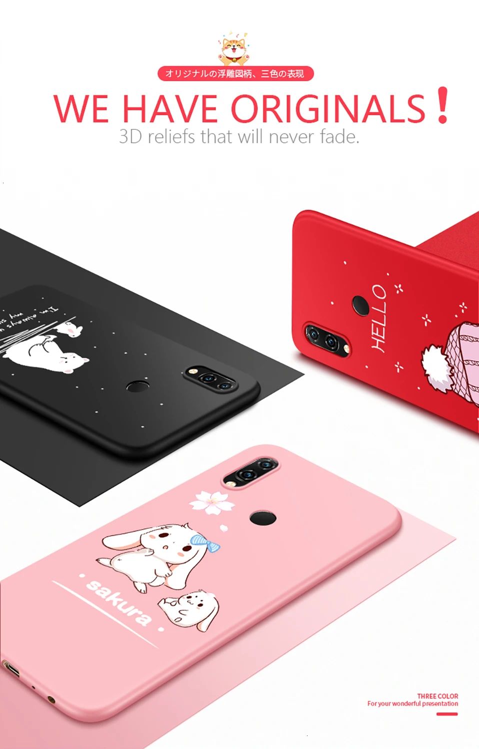 Силиконовый чехол для Xiaomi Redmi Note 7, чехол с милыми животными, котом, Кроликом, матовый чехол, 3D рельефный бампер для Redmi 5 Plus Note 5 6 Pro 6A