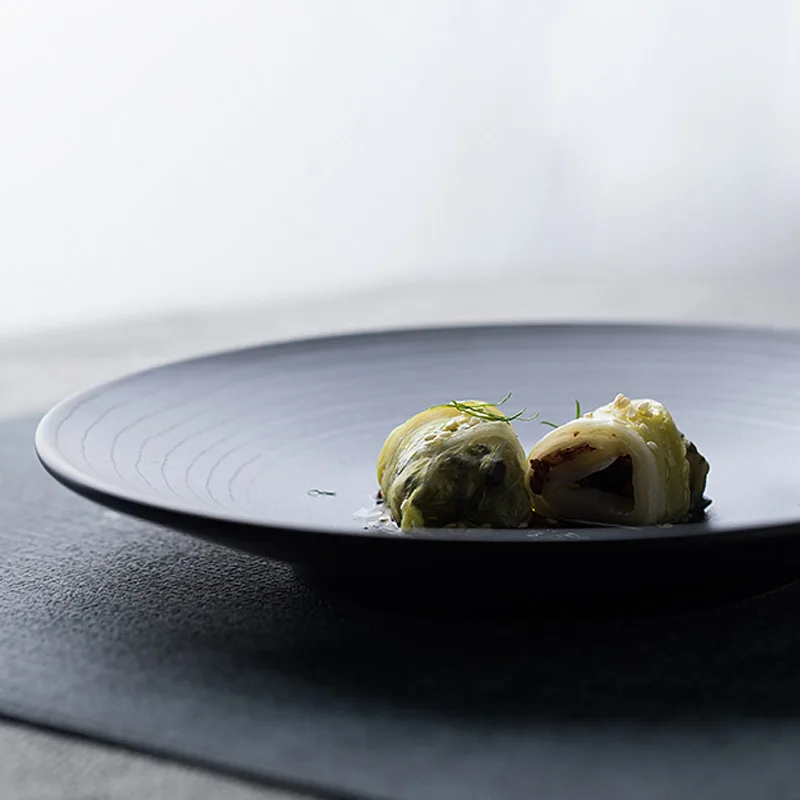 Креативная керамическая плоская тарелка домашнее блюдо для ресторана блюда для бифштекса тарелка с винтом тарелка для салата тарелка для фруктов керамическая посуда