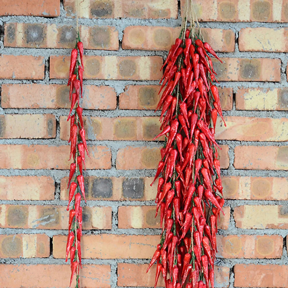 Artificial Vegetable Chilli Hanging String Home Decor Red Globalflashdeal Artificial Chilli Peppers