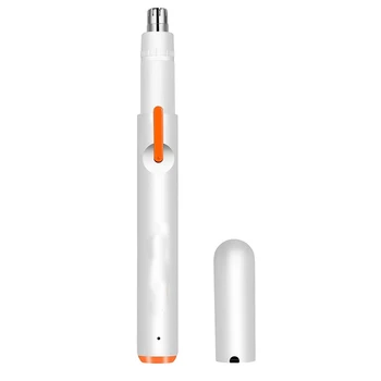 

USB Charging Nose Hair Trimmer Mute Motor Cordless Electric Nose Ear Hair Trimmer for Men Women Double Edge Blades Painless Trim