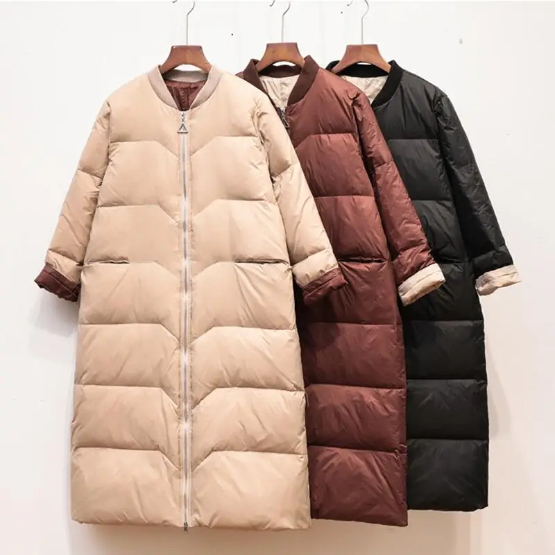 

Winter Women Down Pakra New 2019 Down Jacket Women Winter Long Slim Thickening Warm Down Coat Female Outerwear Black