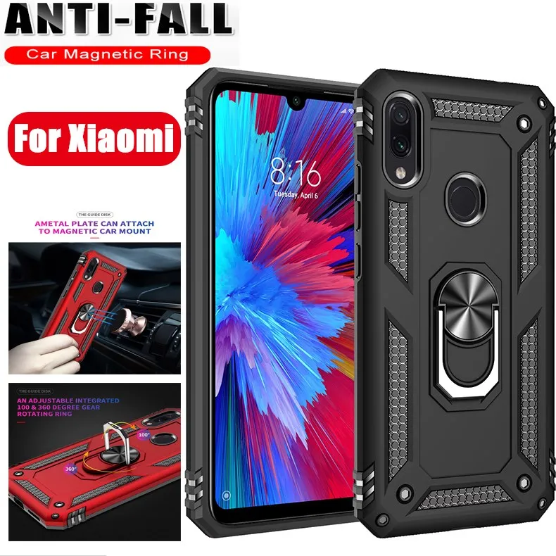 Противоударный чехол бампер для телефона Xiaomi Redmi Note 9 9S Pro Max 8 8T 5 6 7 K20 Mi CC9 9T