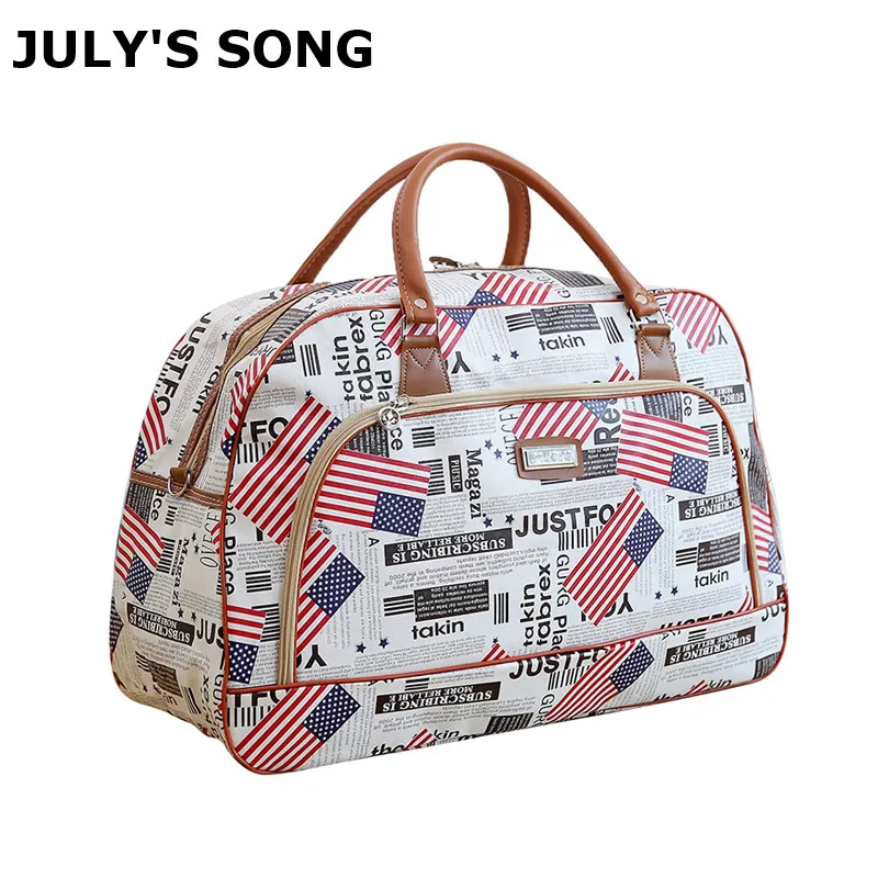Дорожная сумка JULY'S SONG для женщин и мужчин вместительный водонепроницаемый