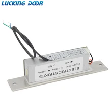 Электрический ударный дверной замок из нержавеющей стали 12 В постоянного тока для системы контроля доступа, безопасный или безопасный Электрический замок