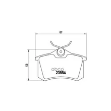 Колодки Тормозные Задние Brembo P85017 Brembo арт. P85017