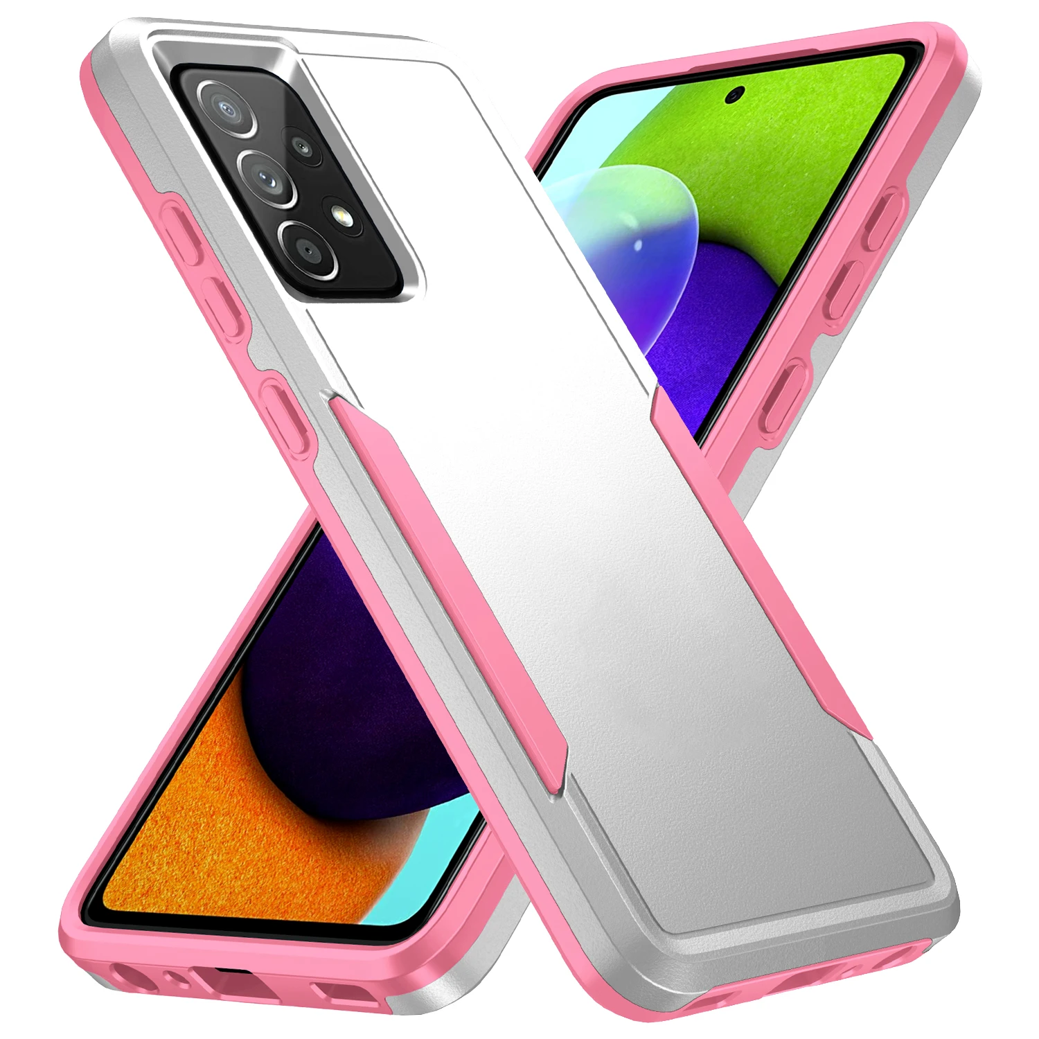 Shockproof Precise Cutout Case for Samsung Galaxy A52S 5G A 52S 52 A52 4G A72 A33 A53 A73 A12 A13 A32 S22 Ultra S21 FE S20 Plus samsung galaxy s21 fe 5g case