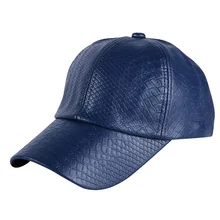 Новая модная бейсбольная Кепка из искусственной кожи, змеиная кожа, дизайнерские кепки, мужская шляпа, бальная Кепка для женщин, для отдыха на открытом воздухе, хип-хоп, Snapback