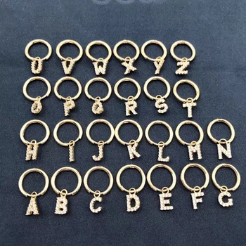 

Hoop Earring 925 Sterling Silver Yellow Gold Asymmetric Mini Initial Letter A-Z Earrings Zircon 26 Alphabet Name AB Earrings