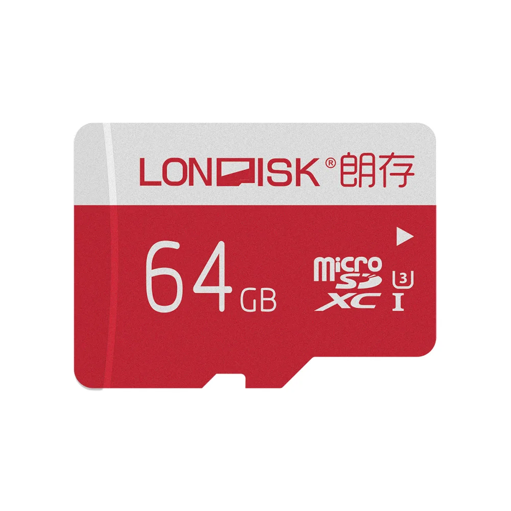 U3 64GB Londisk новинка сертифицирована карта памяти настоящая емкость карты памяти 32 Гб 8 Гб 16 Гб 64 Гб 128 Гб класс 10 UHS-1 Micro SD карта для смартфона планшета камеры - Емкость: U3 64GB