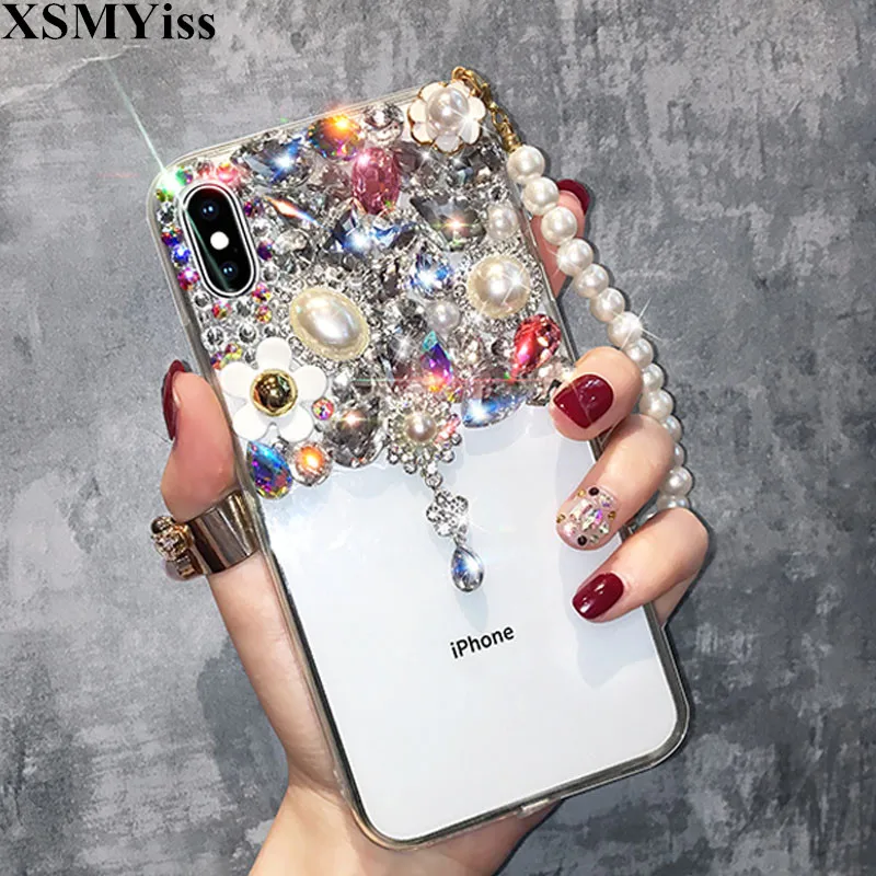 

Soft Case For Xiaomi mi 6 8 Lite 9 SE 5X 6X A2 MAX2 MAX3 MIX3 Bling Luxury Diamond Transparent TPU Phone Case Phone Cover Capa
