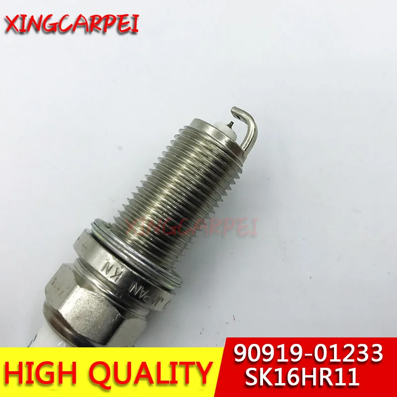 90919-01233 SK16HR11 4 шт. Свеча зажигания для Toyota Camry для Highlander RAV4 для Scion 90919 01233 SK16HR11