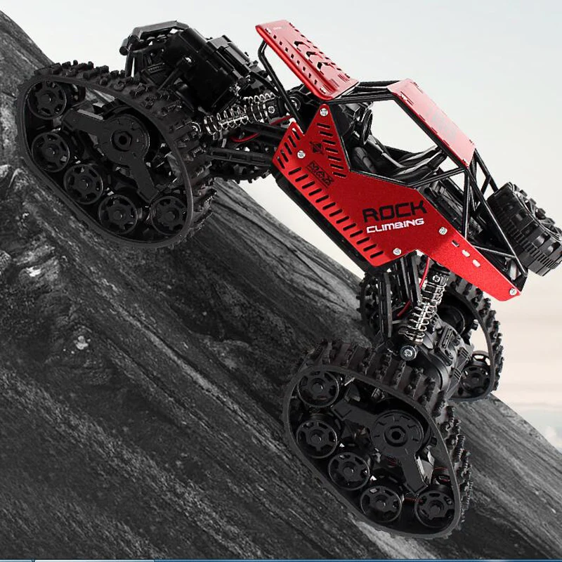 Alloy Remote Control Off-Road Vehicle Four-Wheel Drive Crawler All-Terrain Vehicle Climbing Wireless Charging Boy Car Model Toy