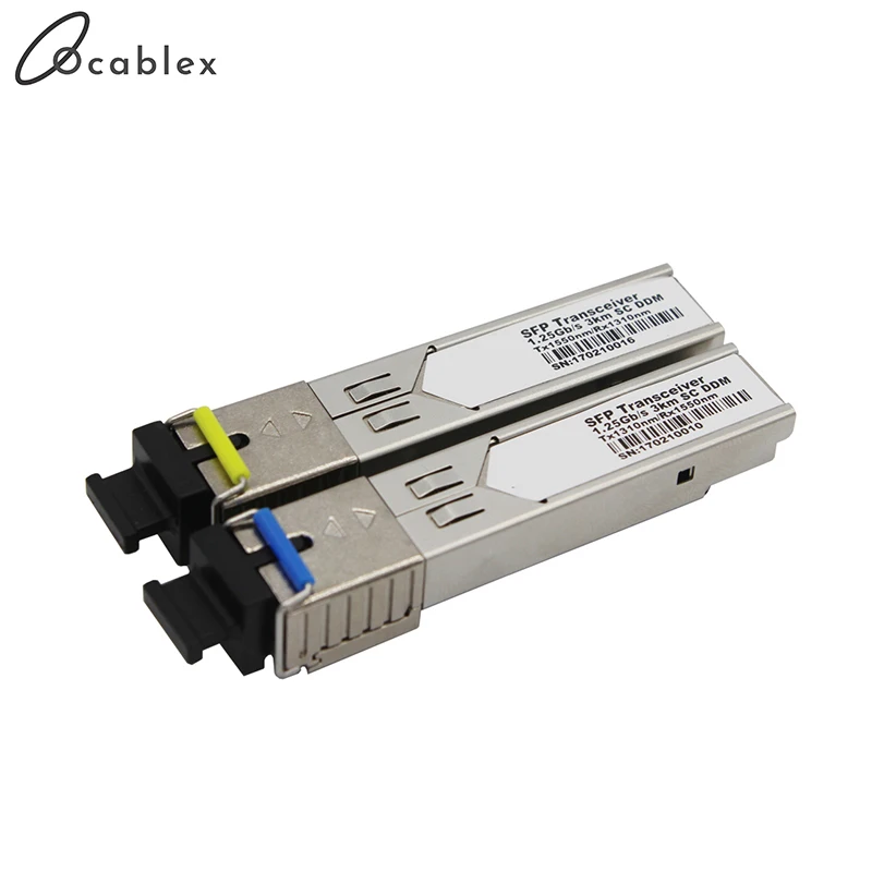 Мини-модуль SFP 1 25 " гигабитный биди волоконно-оптический приемопередатчик SM 1310