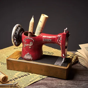

Home Decoration Accessories Resin Craft Supplies Pistol shape sewing machine shape ornaments Living room bedroom TV cabinet