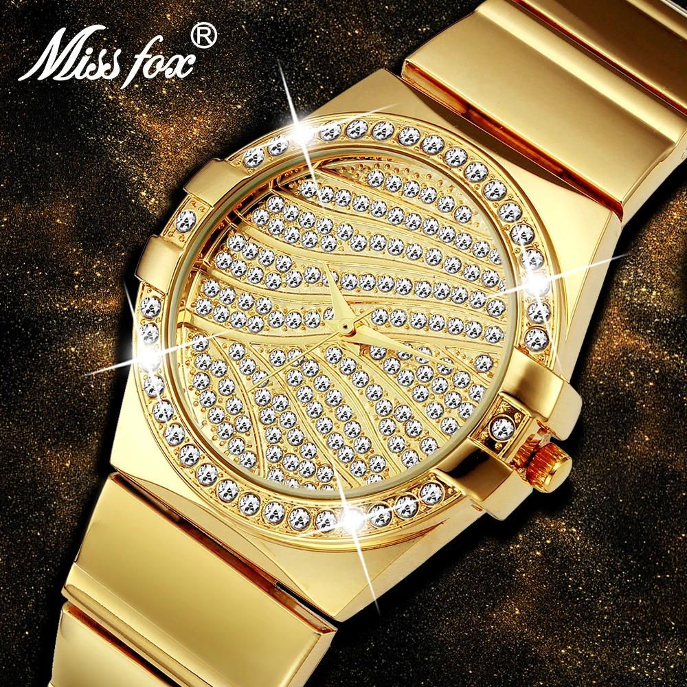 

Miss Fox Weave Gold Watch Women Famous Brand Quartz Golden Clock Ladies Designer Watches Luxury Watch Women C Relogio Feminino