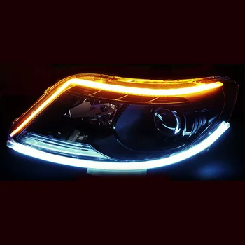 

2pcs Turn Signal light Car Flowing indicator Headlight Side mark Guide