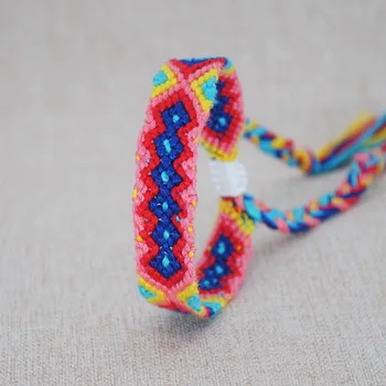 

Fashion colors weave women's bracelets more color