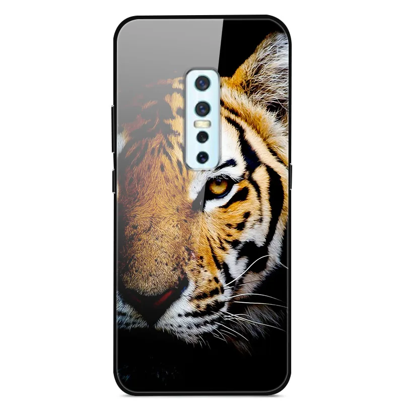 ДЛЯ Vivo V17 Pro Чехол закаленное стекло планета Космос крышка стеклянная задняя крышка для Vivo V17 Pro Coque оболочка для Vivo V17Pro V17 Pro