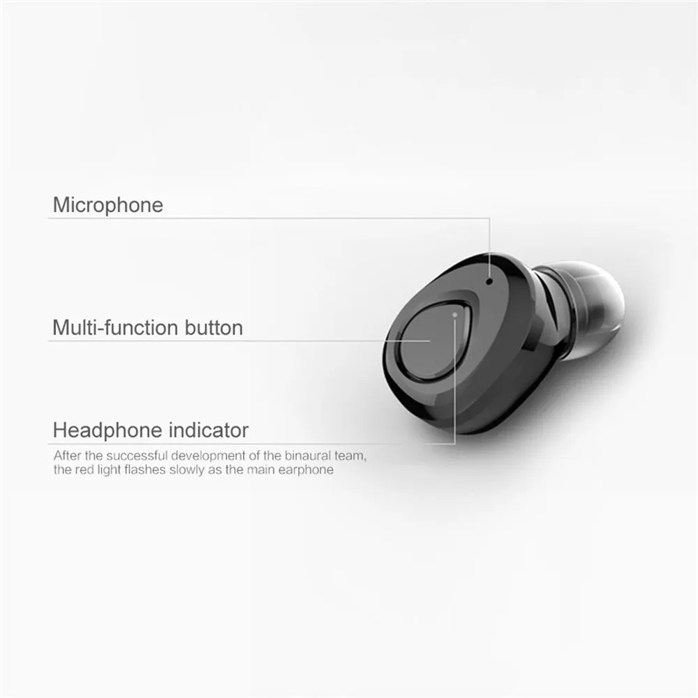 TWS X18 Wireless Bluetooth Earphone Nosie Reduction Headset HD Call Cordless Handsfree Earbuds for IOS Android With Charging Box