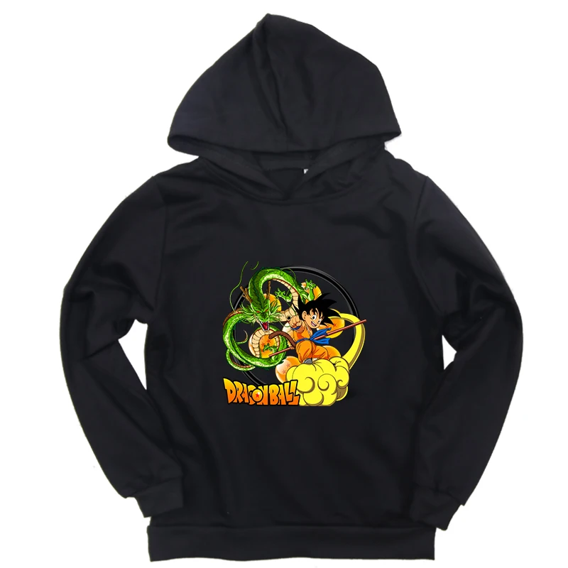 Hoodies 5 New dragon ball Boys Girls Hoodies Black Gray Red Sweatshirt Toddler Baby Hooded Casual Streetwear Children Autumn Clothing - Цвет: Hoodies 5